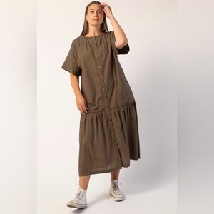 Micaela Greg Midi Plaid Dress